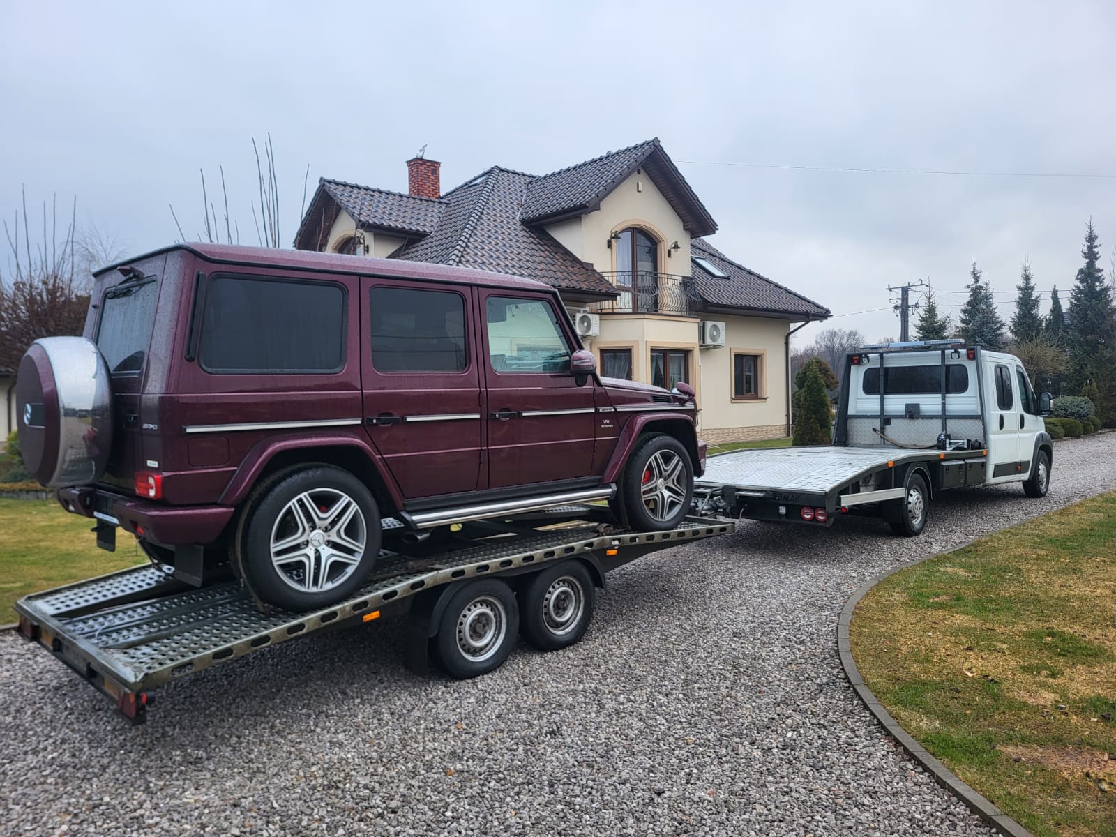 Transport laweta pomoc drogowa radom laweta 4 1 przyczepka